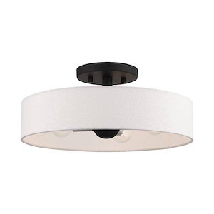 Venlo - 4 Light Semi-Flush Mount In Timeless Style-6 Inches Tall and 14 Inches Wide