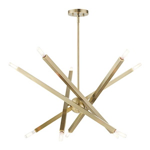 Moco - 10 Light Chandelier in Modern Style - 32 Inches wide by 22.75 Inches high - 1012177