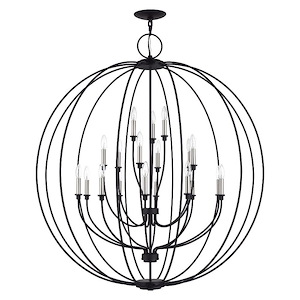Milania - 19 Light Grande Foyer Chandelier-54 Inches Tall and 48 Inches Wide