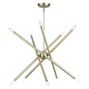 Soho - 10 Light Chandelier-26 Inches Tall and 28 Inches Wide - 1337552