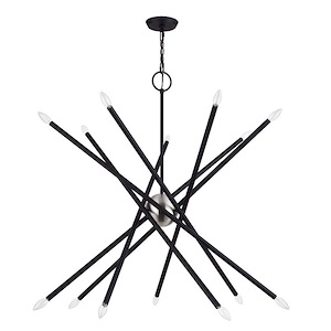 Soho - 14 Light Extra Large Foyer Chandelier-39 Inches Tall and 40 Inches Wide