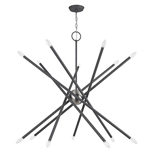 Soho - 14 Light Extra Large Foyer Chandelier-39 Inches Tall and 40 Inches Wide - 1337554