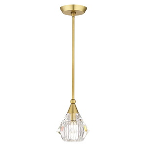 Brussels - 1 Light Pendant-17 Inches Tall and 7 Inches Wide - 939448