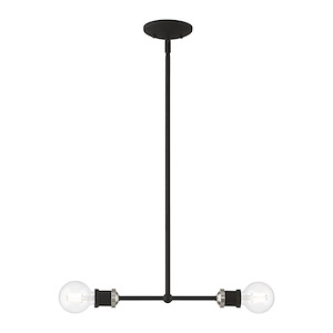 Lansdale - 2 Light Linear Chandelier In Transitional Style-8.5 Inches Tall and 5 Inches Wide - 1219923