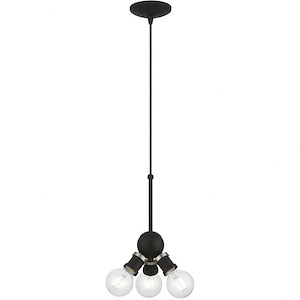 Lansdale - 3 Light Pendant In Transitional Style-17.5 Inches Tall and 7 Inches Wide - 1219994