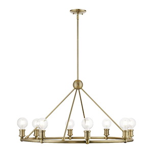 Lansdale - 8 Light Chandelier In Transitional Style-22.75 Inches Tall and 34 Inches Wide - 1220188