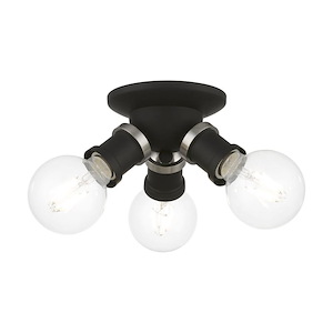 Lansdale - 3 Light Flush Mount In Transitional Style-4 Inches Tall and 7 Inches Wide - 1219924