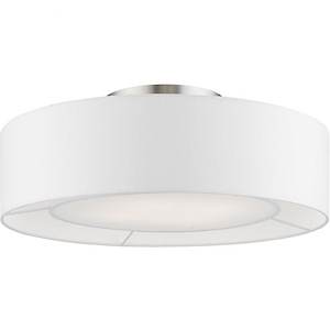 Gilmore - 4 Light Semi-Flush Mount In Timeless Style-8.5 Inches Tall and 21 Inches Wide