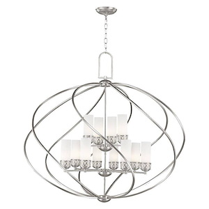 Westfield - 12 Light Foyer Chandelier in Contemporary Style - 42 Inches wide by 39 Inches high