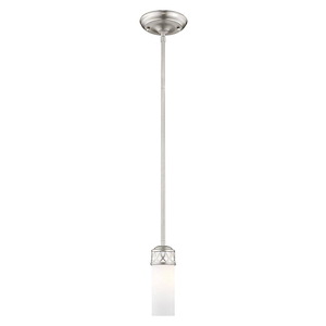 Westfield - 1 Light Pendant in Contemporary Style - 5 Inches wide by 9.5 Inches high
