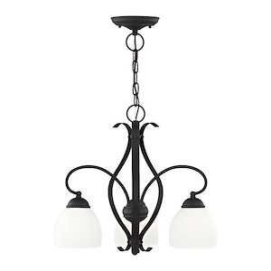 Brookside - 3 Light Convertible Chain Hang Pendant - 20 Inches wide by 18.25 Inches high