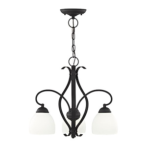 Brookside - 3 Light Convertible Chain Hang Pendant - 20 Inches wide by 18.25 Inches high