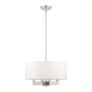 Cresthaven - 4 Light Chandelier in Contemporary Style - 18 Inches wide by 18.5 Inches high