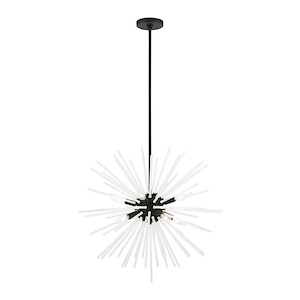 Uptown - 8 Light Pendant In Sparkling Style-30 Inches Tall and 25.75 Inches Wide