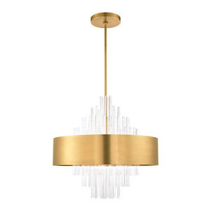 Orenburg - 10 Light Pendant in Contemporary Style - 26 Inches wide by 28.38 Inches high