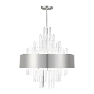 Orenburg - 14 Light Large Pendant In Contemporary Style-46.5 Inches Tall and 35 Inches Wide