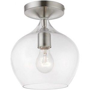 Aldrich - 1 Light Semi-Flush Mount In Transitional Style-9.25 Inches Tall and 8 Inches Wide - 1220023