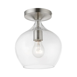 Aldrich - 1 Light Semi-Flush Mount In Transitional Style-9.25 Inches Tall and 8 Inches Wide - 1220023