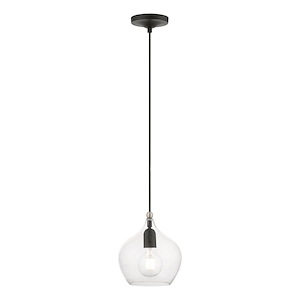Aldrich - 1 Light Pendant In Transitional Style-15 Inches Tall and 8 Inches Wide - 939539