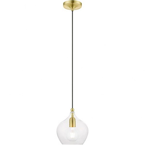 Aldrich - 1 Light Pendant In Transitional Style-15 Inches Tall and 8 Inches Wide - 939539