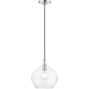 Aldrich - 1 Light Pendant In Transitional Style-17 Inches Tall and 9.75 Inches Wide