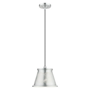 1 Light Pendant in Contemporary Style - 9.5 Inches wide by 11 Inches high - 1219927