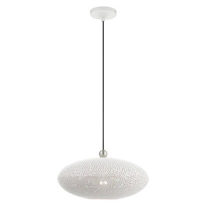 Dublin - 1 Light Pendant in Contemporary Style - 15.88 Inches wide by 10.25 Inches high
