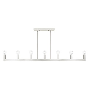 Solna - 7 Light Linear Chandelier in Mid Century Modern Style - 16.5 Inches wide by 16.5 Inches high - 1220279