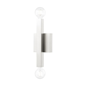 Solna - 2 Light ADA Wall Sconce in Mid Century Modern Style - 5.5 Inches wide by 14 Inches high - 1220001