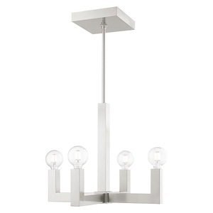 Solna - 4 Light Chandelier in Mid Century Modern Style - 20.38 Inches wide by 17.5 Inches high - 1219930