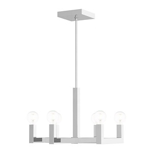 Solna - 6 Light Chandelier in Mid Century Modern Style - 24.38 Inches wide by 20 Inches high