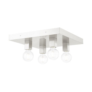 Solna - 4 Light Flush Mount in Mid Century Modern Style - 16 Inches wide by 4 Inches high - 1220301