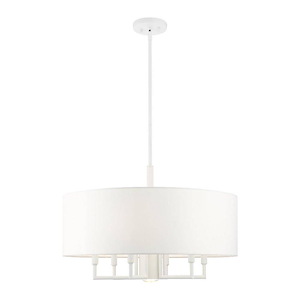Meridian - 7 Light Pendant in Modern Style - 24 Inches wide by 18.5 Inches high