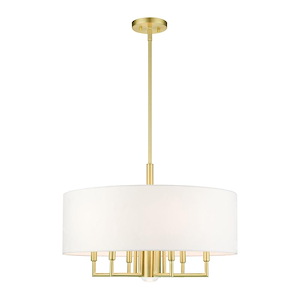 Meridian - 7 Light Pendant in Modern Style - 24 Inches wide by 18.5 Inches high