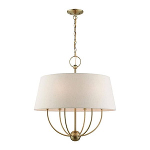 Cartwright - 6 Light Pendant in Modern Farmhouse Style - 24 Inches wide by 25.5 Inches high - 1012031