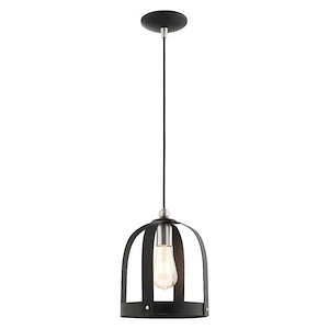 Stoneridge - 1 Light Mini Pendant in Industrial Style - 8.5 Inches wide by 16 Inches high