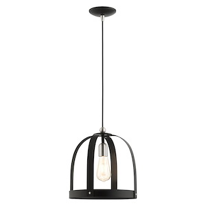 Stoneridge - 1 Light Pendant in Industrial Style - 11.5 Inches wide by 18 Inches high - 1012261