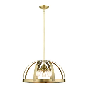 Stoneridge - 5 Light Pendant in Industrial Style - 24 Inches wide by 15.5 Inches high