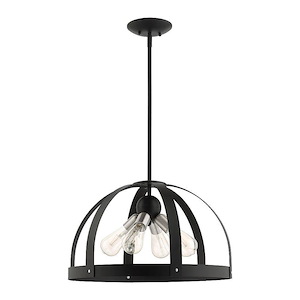Stoneridge - 4 Light Pendant in Industrial Style - 20 Inches wide by 15.25 Inches high