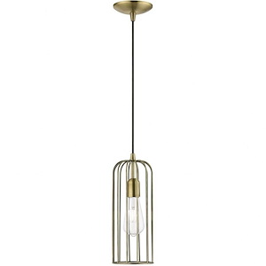 Glenbrook - 1 Light Pendant In Urban Style-19.25 Inches Tall and 5 Inches Wide