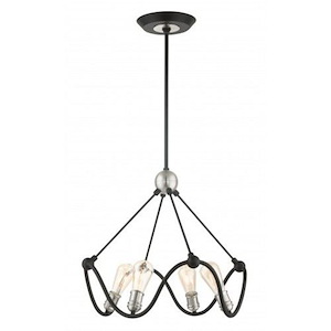 Archer - 4 Light Chandelier in Contemporary Style - 22 Inches wide by 27 Inches high - 1011977