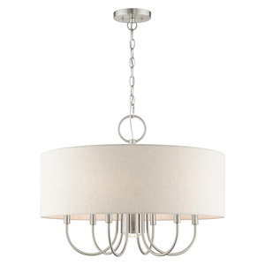 Blossom - 7 Light Pendant in New Traditional Style - 24 Inches wide by 18.75 Inches high