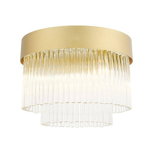 Norwich - 4 Light Flush Mount in Modern Style - 13.25 Inches wide by 10 Inches high