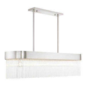 Norwich - 6 Light Chandelier in Modern Style - 12 Inches wide by 18.5 Inches high