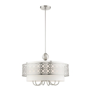 Calinda - 7 Light Pendant in Glam Style - 24.75 Inches wide by 25.5 Inches high