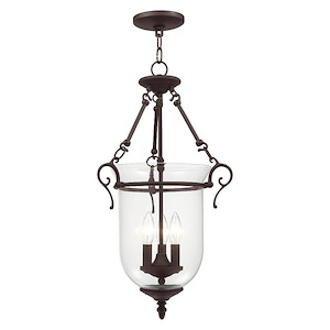 Legacy - 3 Light Chain Lantern in Traditional Style - 14.5 Inches wide by 25 Inches high - 189967