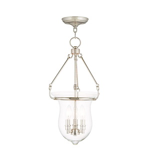 Canterbury - 3 Light Pendant in Traditional Style - 12 Inches wide by 22.5 Inches high - 476868