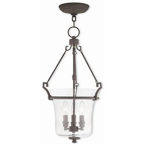 Buchanan - 3 Light Pendant in Traditional Style - 13 Inches wide by 23 Inches high