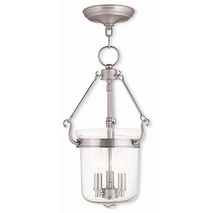Winchester - 3 Light Pendant in Traditional Style - 10.5 Inches wide by 18.5 Inches high