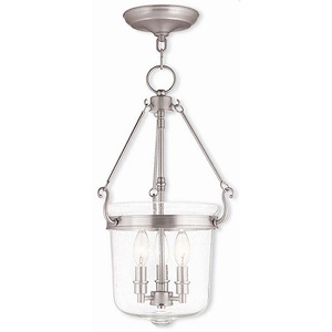 Winchester - 3 Light Pendant in Traditional Style - 12 Inches wide by 20.5 Inches high